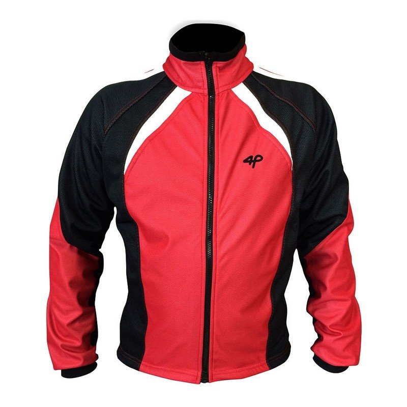 CHAQUETA BIKE PRO4 ROJA NEGRA